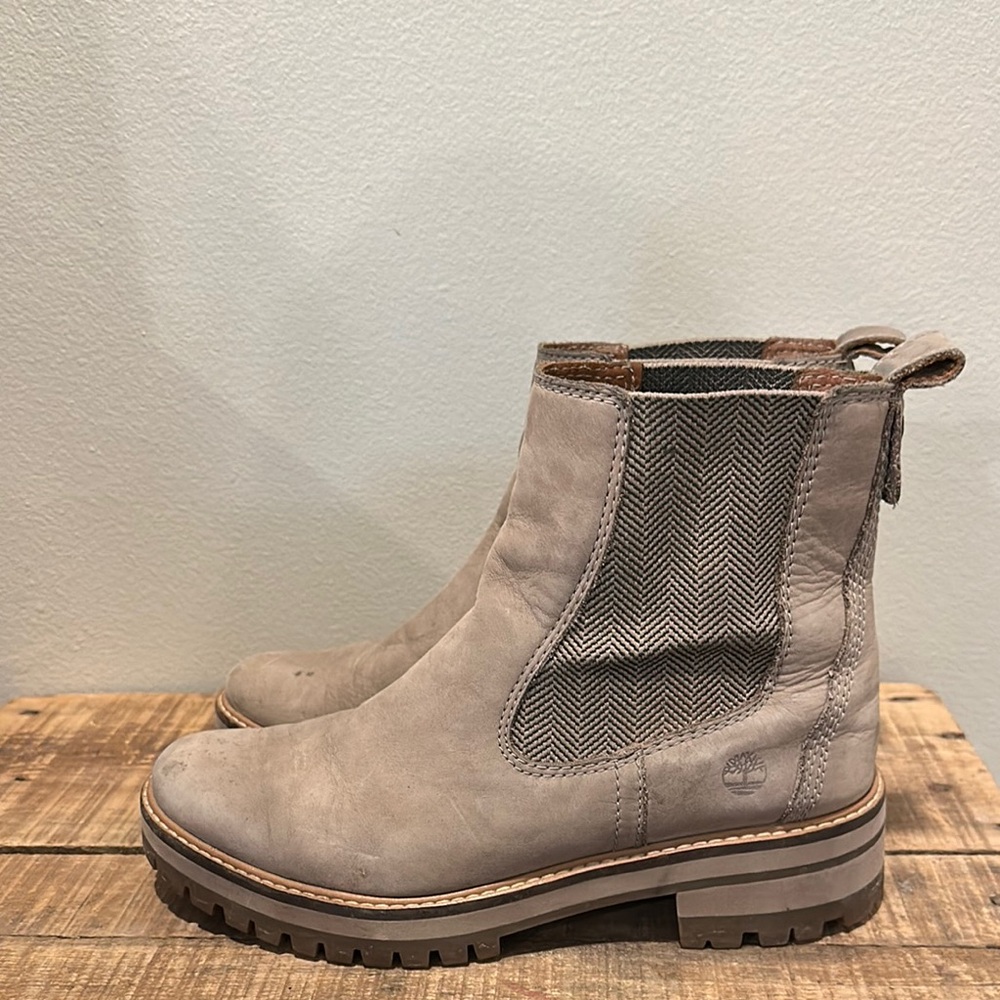 Timberland Gray Ankle Boots